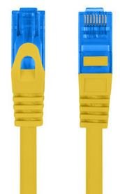 Lanberg Patchcord KAT.6A S/FTP LSZH CCA 5M żółty fluke passed PCF6A-10CC-0500-Y