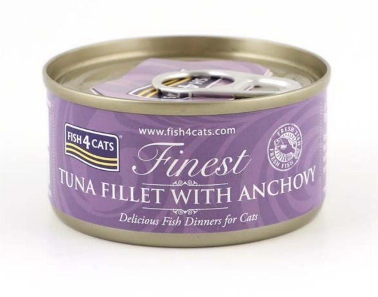 Fish4Dogs Fish4Cats Filety z Tuńczyka z Anchois 70g