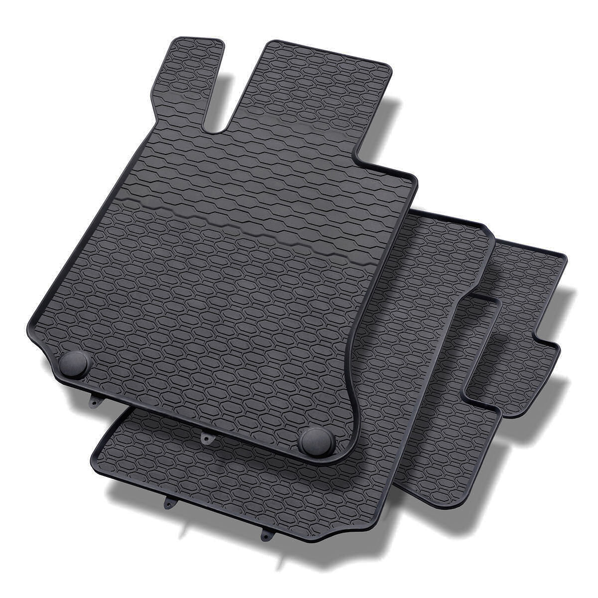 GEYER-HOSAJA Dywaniki gumowe czarne GEYER-HOSAJA 860/4C, 4 szt, MERCEDES-BENZ KLASA C W204 (2006-) GEYER-HOSAJA 01 1 99 171 21 00 1 1