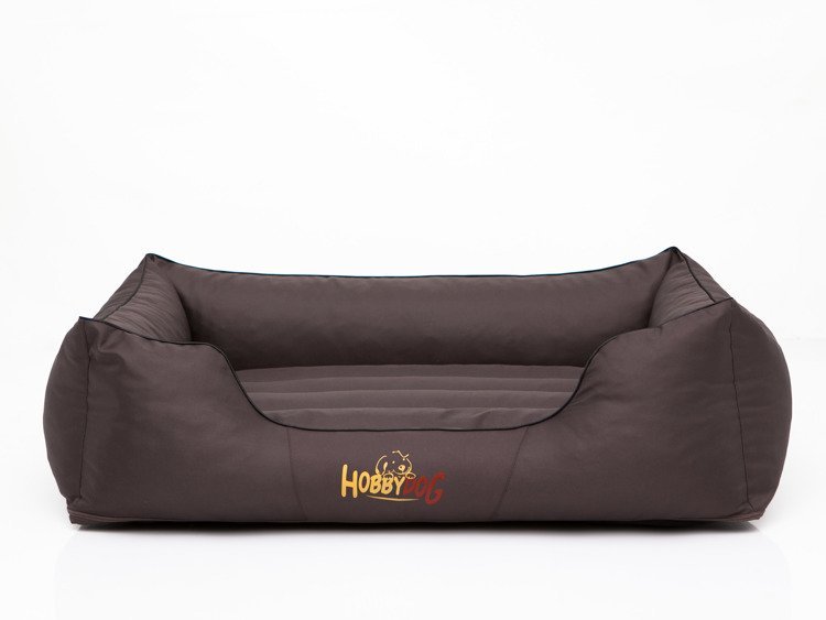 Legowisko HOBBYDOG Comfort L, ciemnobrązowe, 65x50 cm