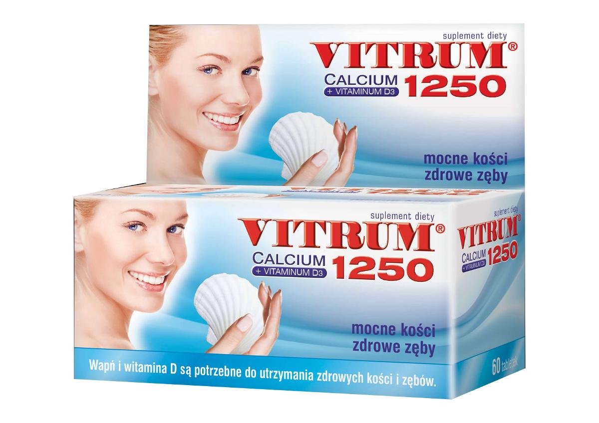 Takeda Vitrum Calcium 1250 + vitaminum D3 x 60 tabl Takeda