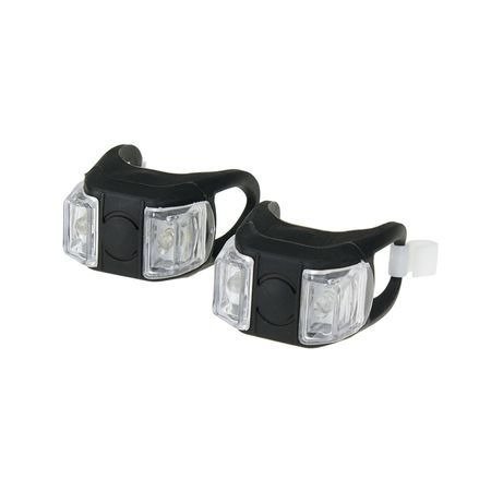 XC Light, zestaw lamp, 2-Led, 3 funkcje, czarne