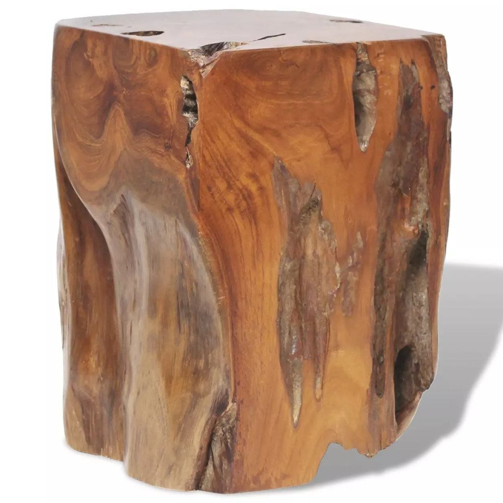vidaXL Taboret z drewna tekowego 30x30x40 cm