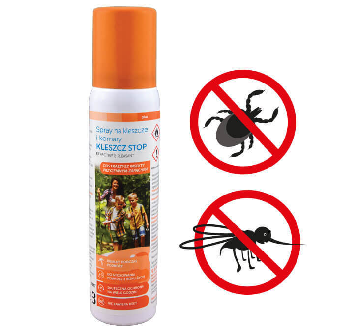 Albert Albert Kleszcz Stop spray na kleszcze i komary 100ml