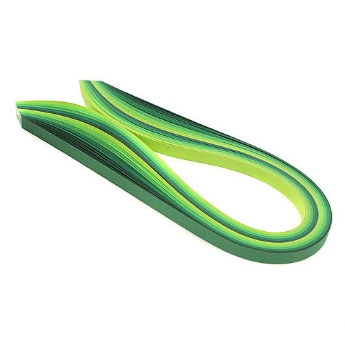 Paski do quillingu 5 mm 100 sztuk zielone