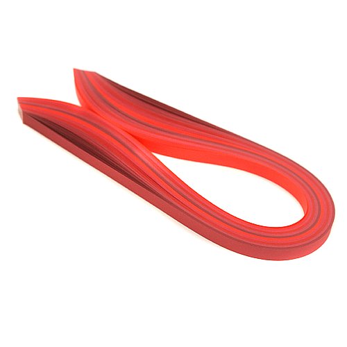 Paski do quillingu 10 mm 100 sztuk czerwone
