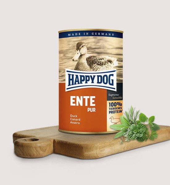 Happy Dog Kaczka puszka 12x400g