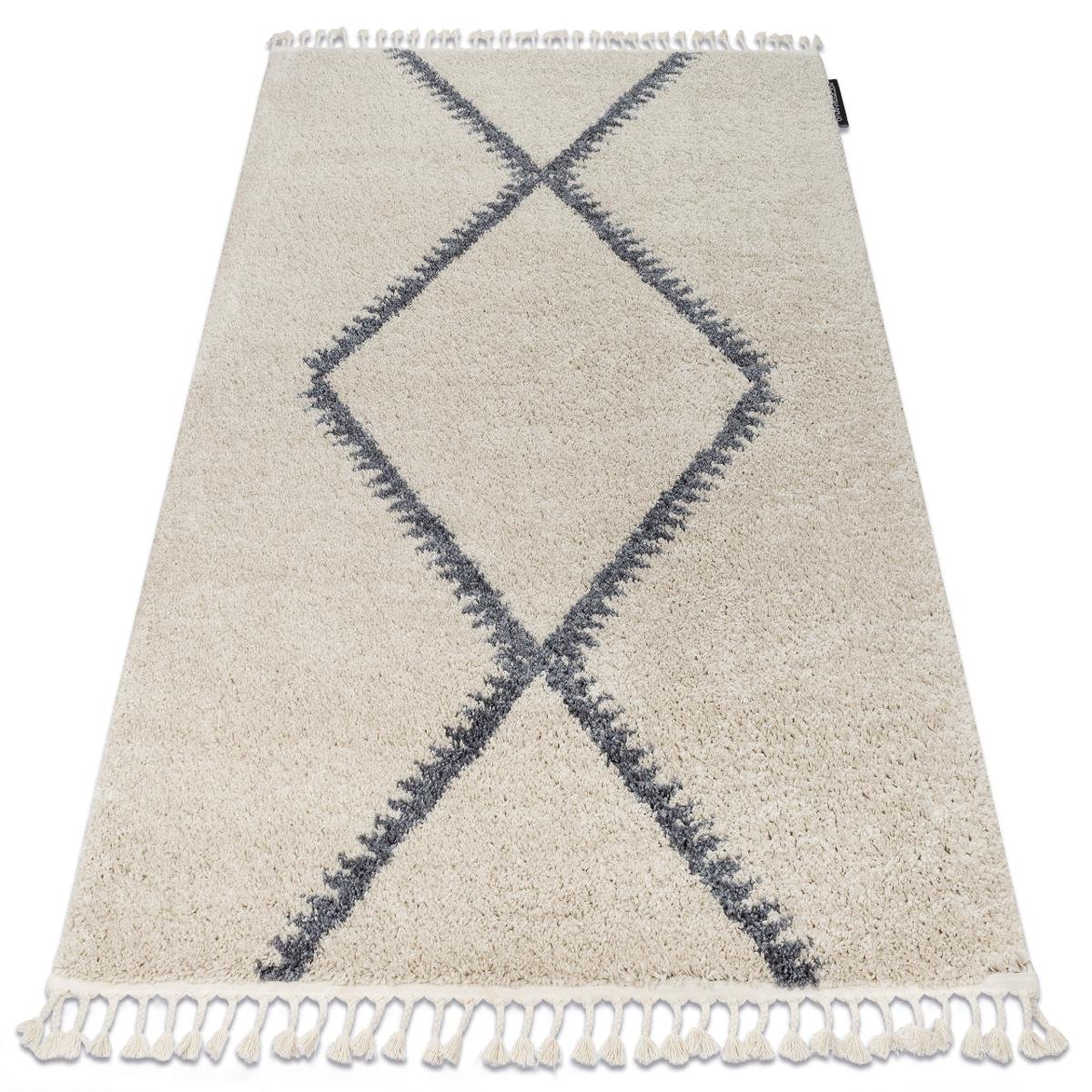 Dywan Berber Meknes, B5910 Frędzle shaggy, 180x270 cm