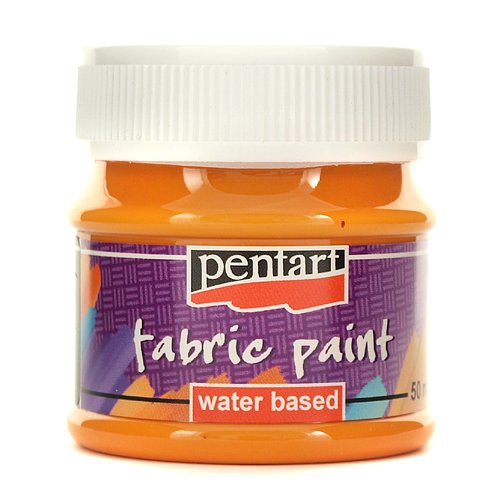 Farba do tkanin Pentart 50 ml - pomarańczowy