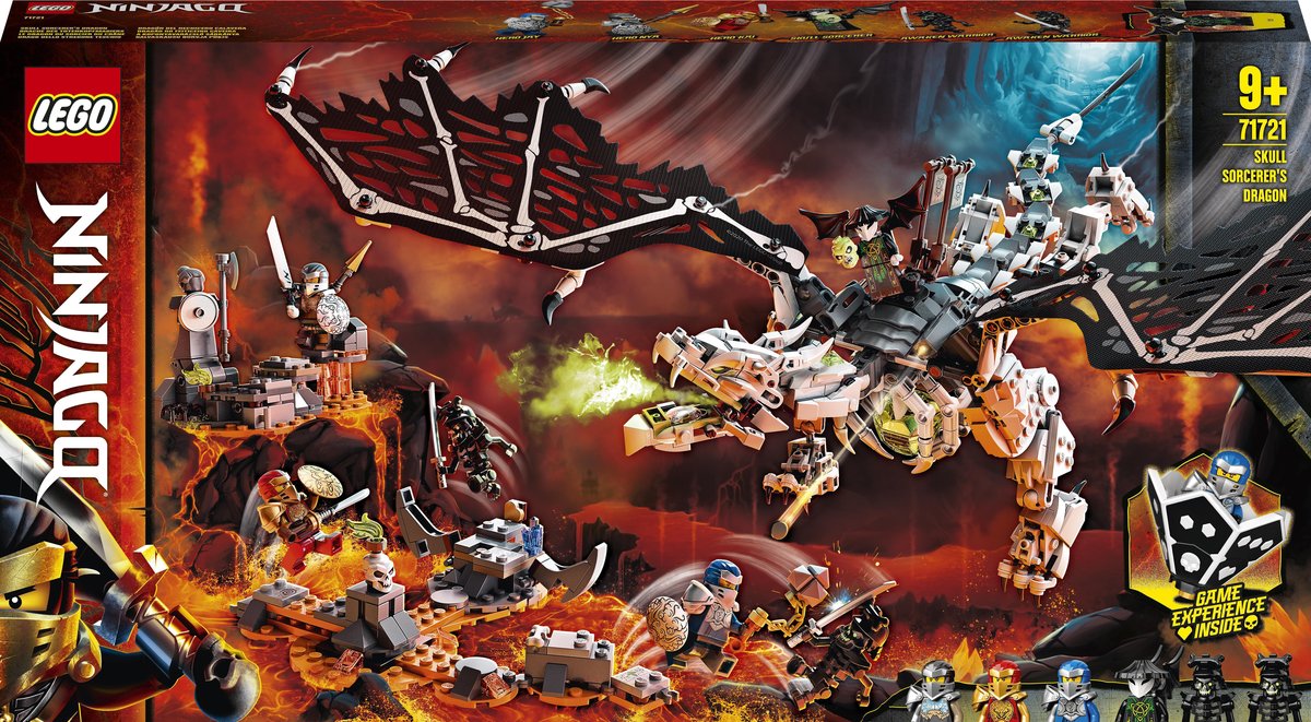 LEGO NINJAGO SMOK SZKIELETOWEGO CZAROWNIKA 71721
