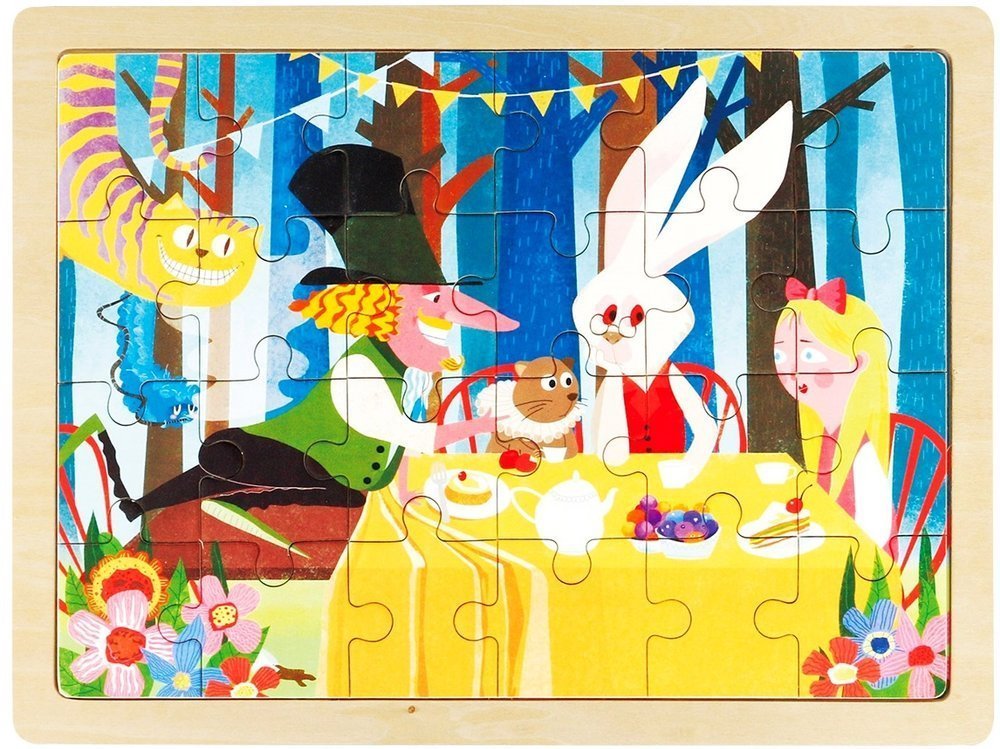 Robotime, puzzle drewniane Alicja W Krainie Czarów