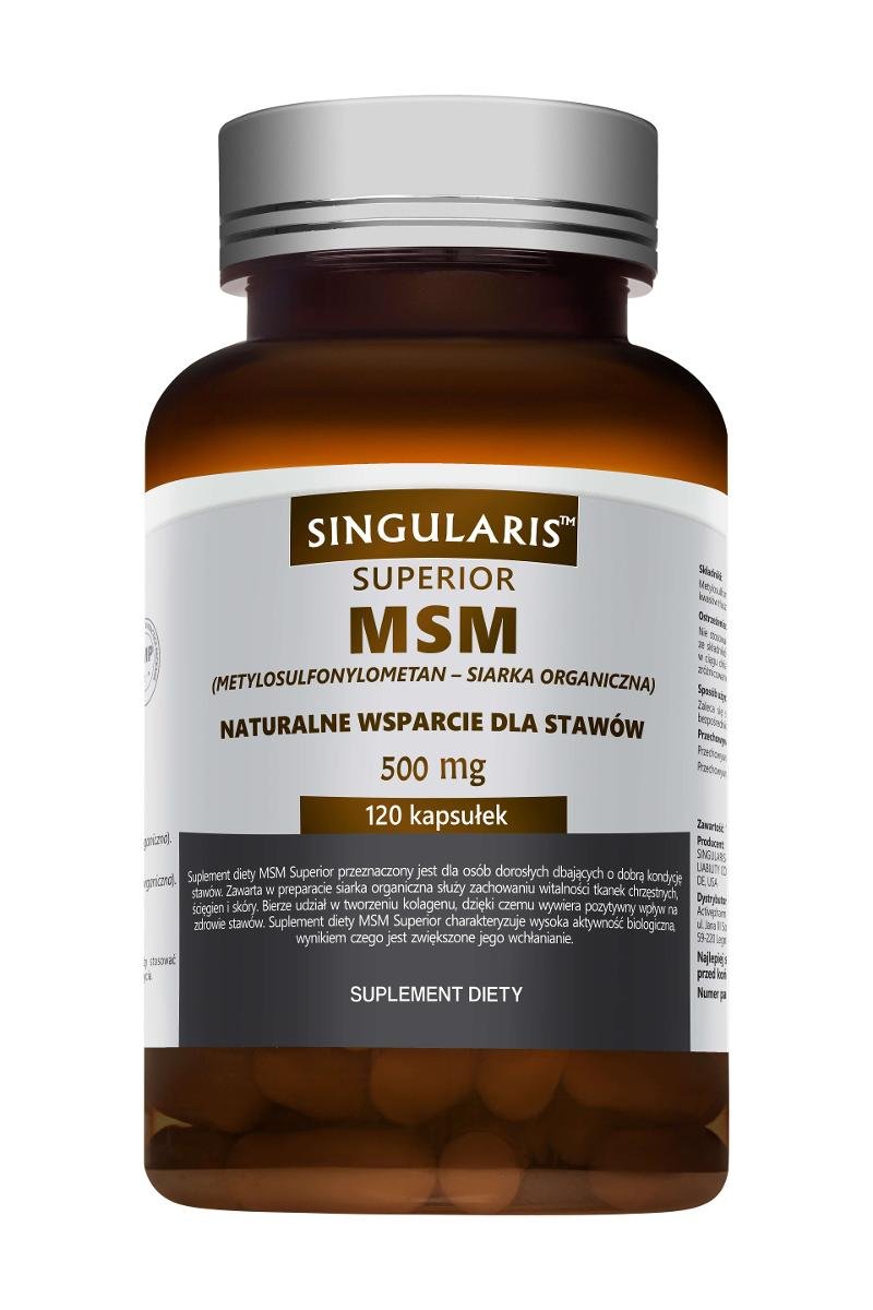 ACTIVEPHARM LABS SP. Z O.O. SP.K. Msm Superior Singularis 500 Mg 120 Kapsułek (8055111)