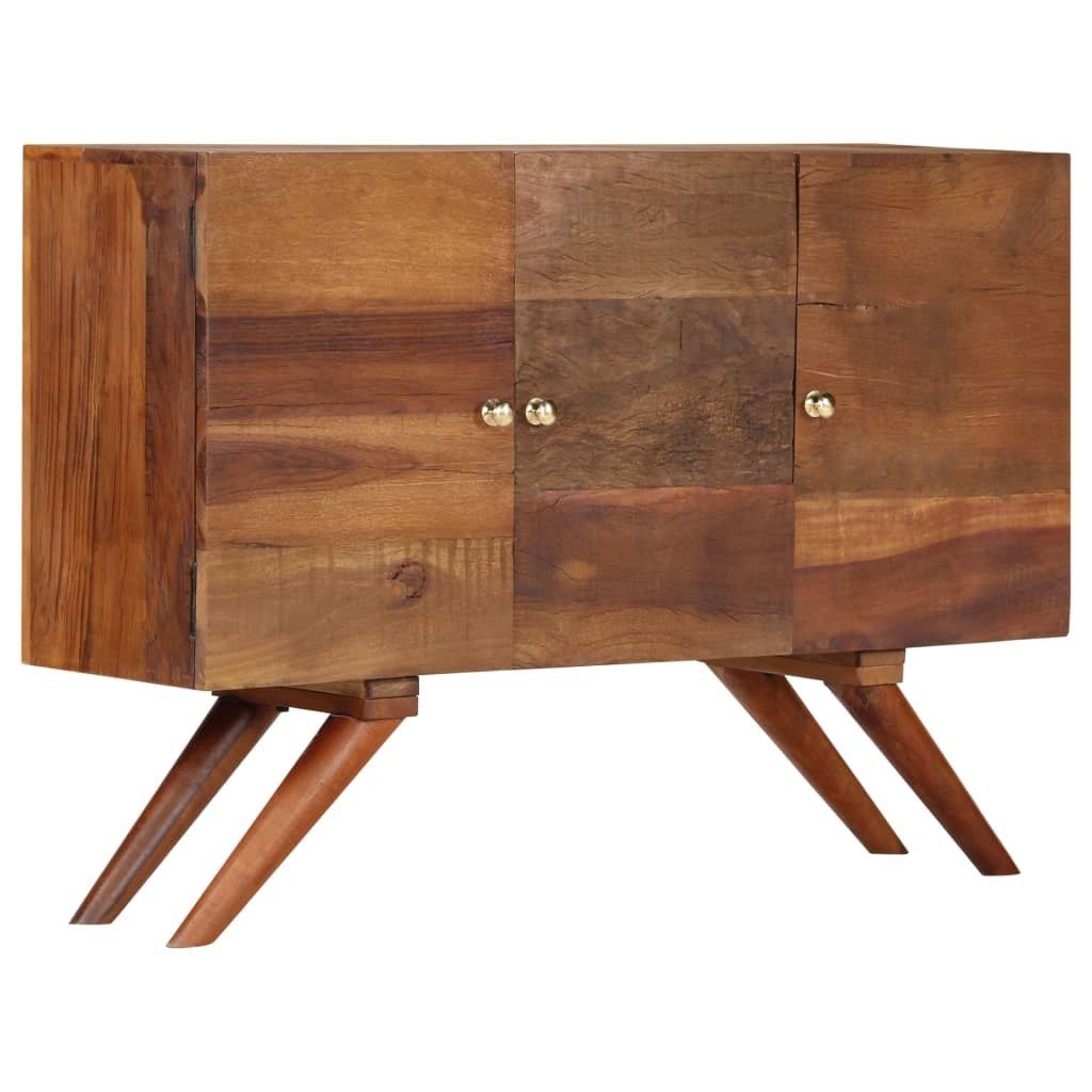 vidaXL vidaXL Szafka z litego drewna odzyskanego, brązowa, 110 x 30 x 75 cm