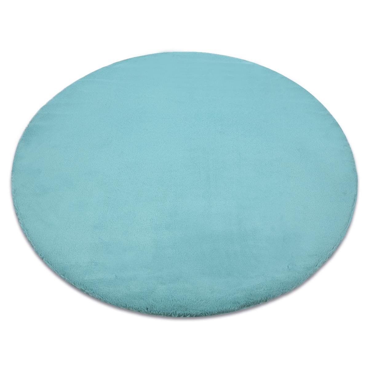 Dywan Bunny, Koło, niebieski, 100 cm