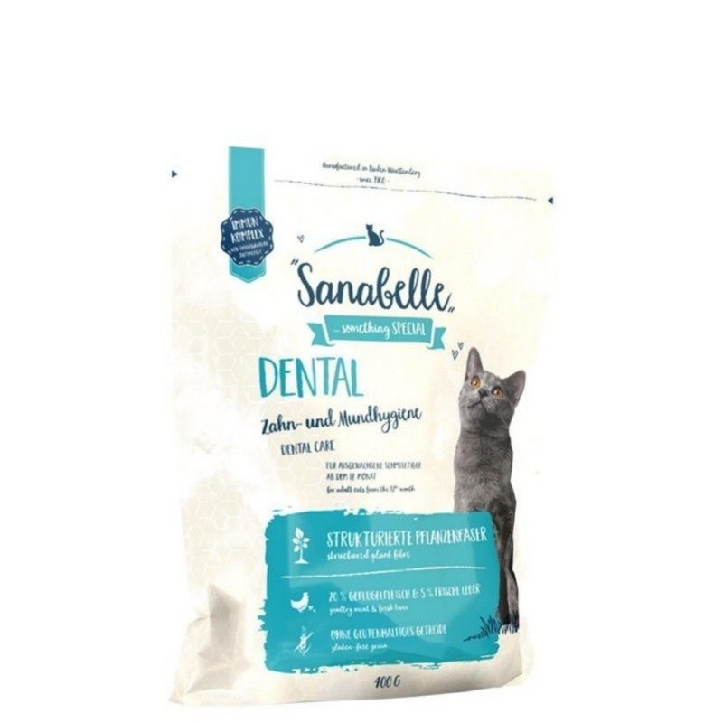 Sanabelle Dental 0,4kg sucha karma dla kota z wątróbką
