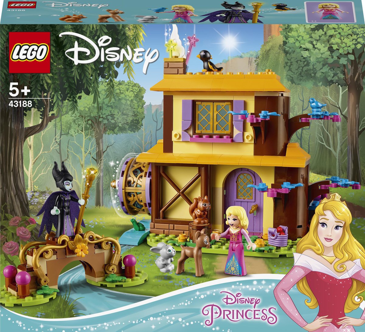 LEGO Disney Princess Leśna chatka Aurory 43188