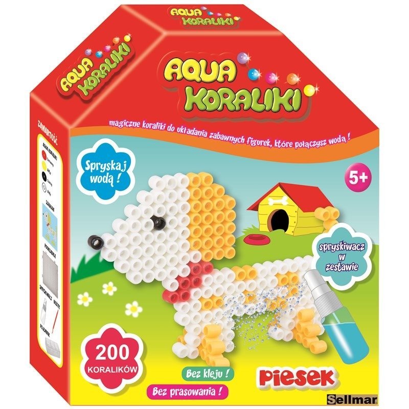 M&Z Koraliki Aqua, piesek, 201 elementów