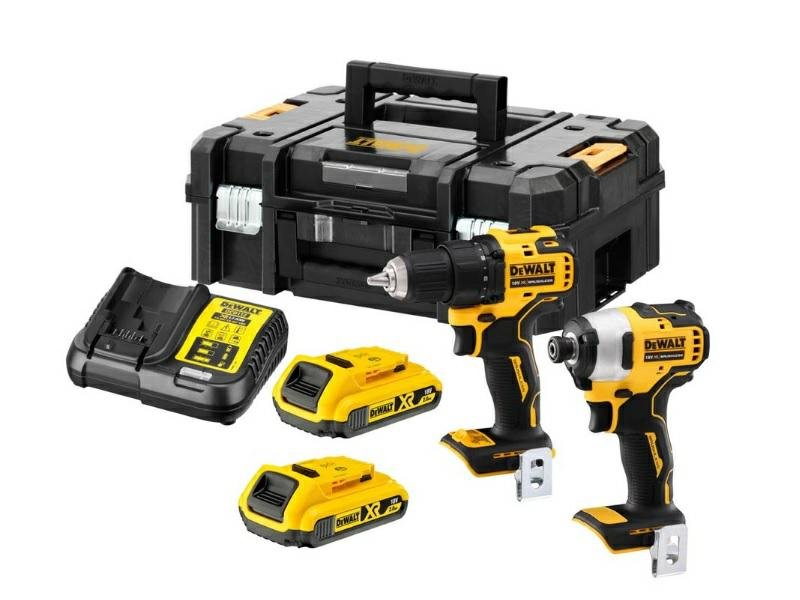 ZESTAW WKRĘTARKA DCD708 + ZAKRĘTAKRA DCF809 18V 2*2.0AH