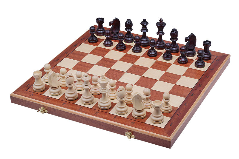 Sunrise Chess & Games, gra logiczna Szachy Turniejowe Nr 7 Intarsjowane