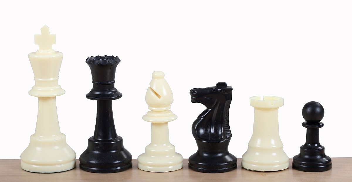 Sunrise Chess & Games, figury szachowe nr 6 plastikowe