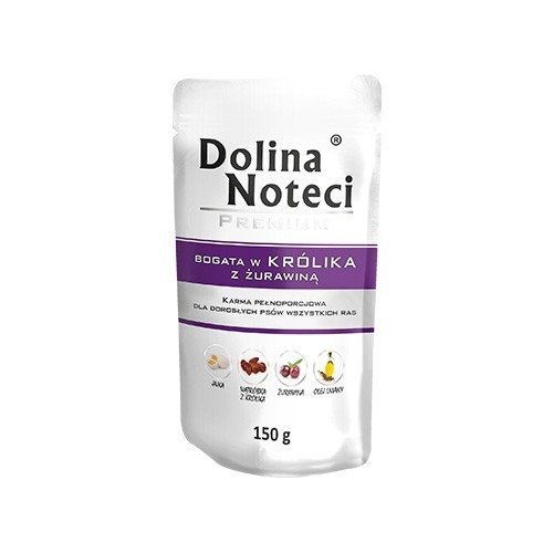 DOLINA NOTECI Premium Królik z Żurawiną 150 g