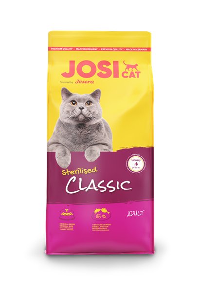 Sucha karma dla kotów sterylizowanych JOSERA JosiCat Classic 10 kg (4032254753421)