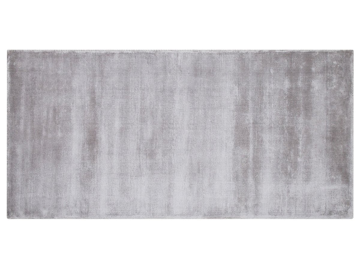 Beliani Dywan z wiskozy 80 x 150 cm jasnoszary GESI II