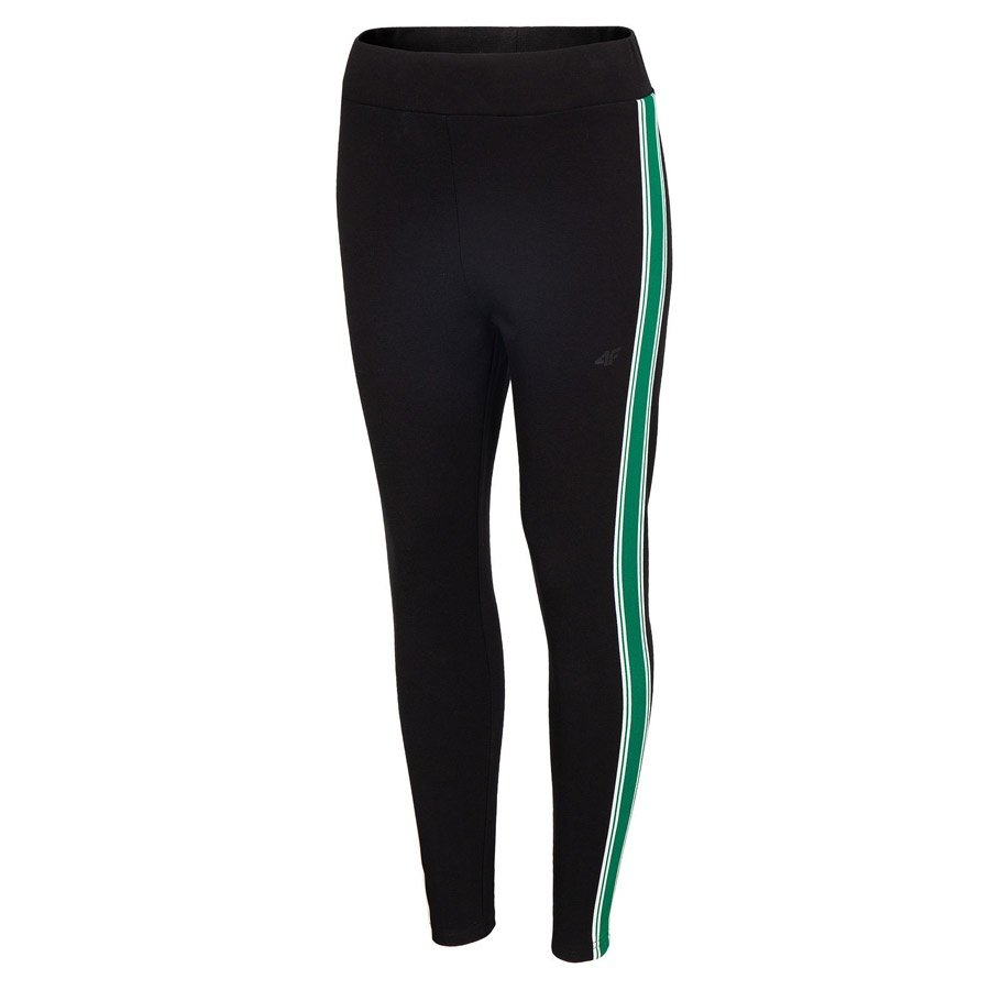 4F, Legginsy damskie, H4L20-LEG011 20S, czarny, rozmiar S