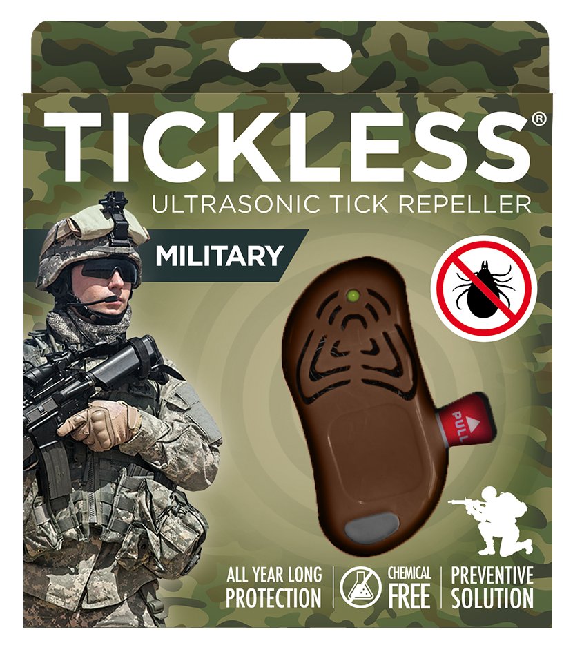 Tickless Tickless Military odstraszacz kleszczy - Brązowy PRO-107BR