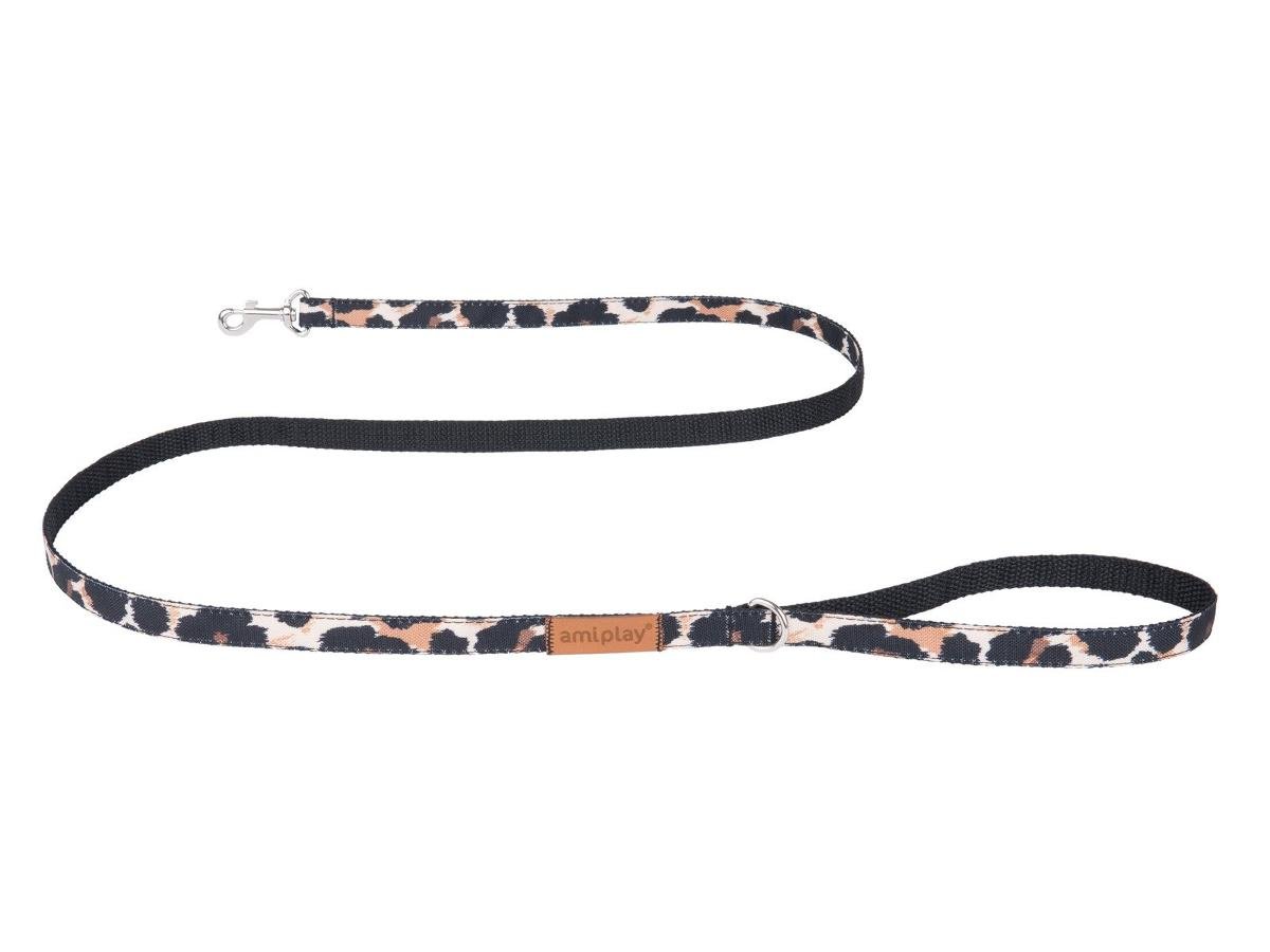 Ami Play Smycz Safari Psa M 140cm/ 1,5cm Panterka
