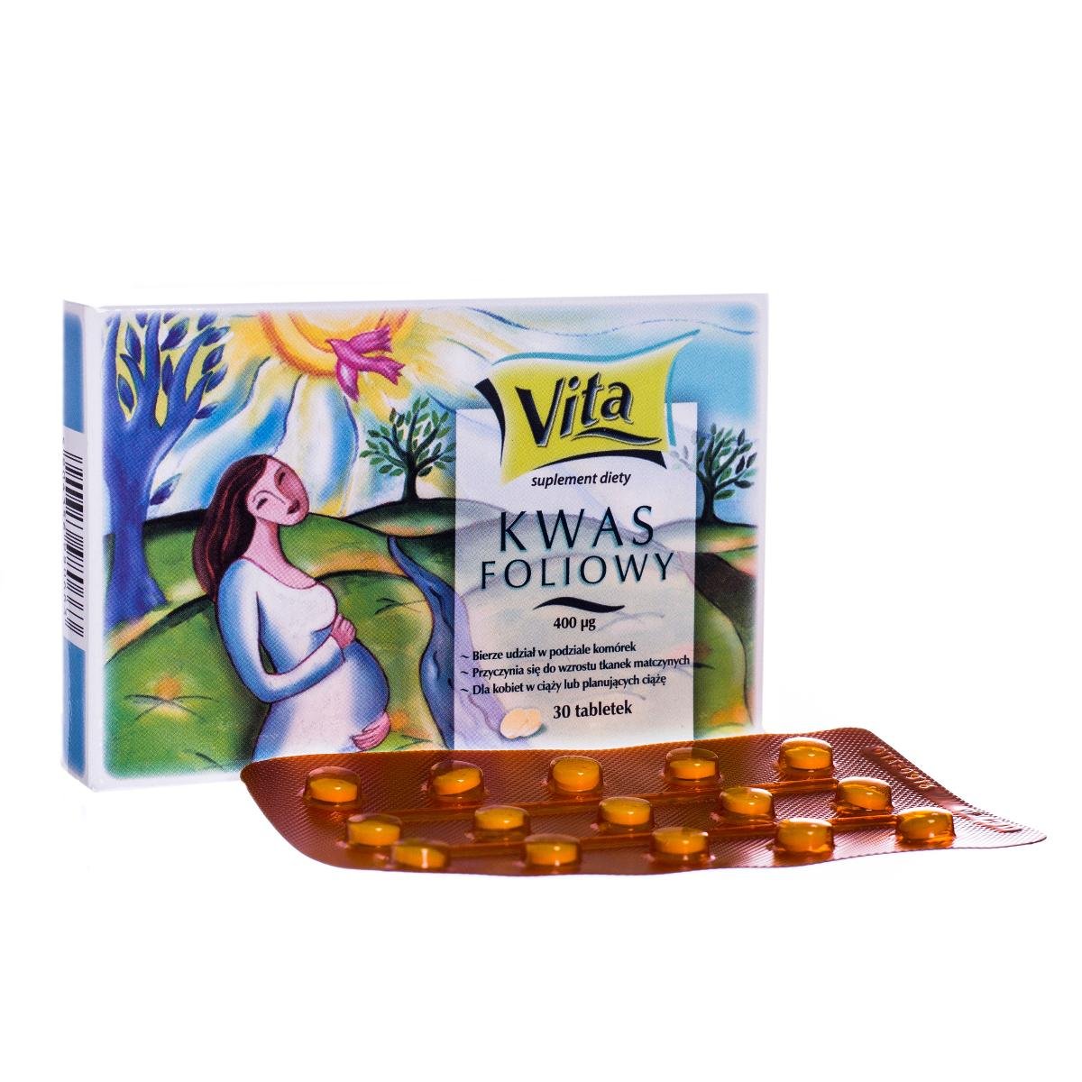 Aflofarm Kwas foliowy 0,4 mg x 30 tabl