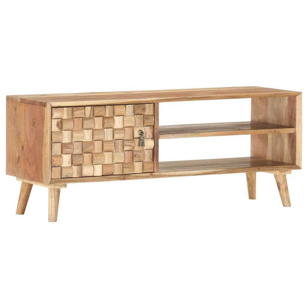 vidaXL Szafka pod TV, 100 x 35 x 40 cm, lite drewno akacjowe