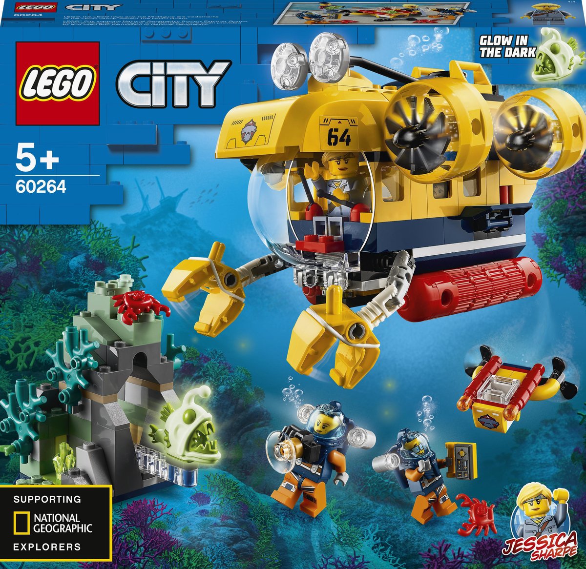 LEGO City Łódz podwodna badaczy oceanu 60264