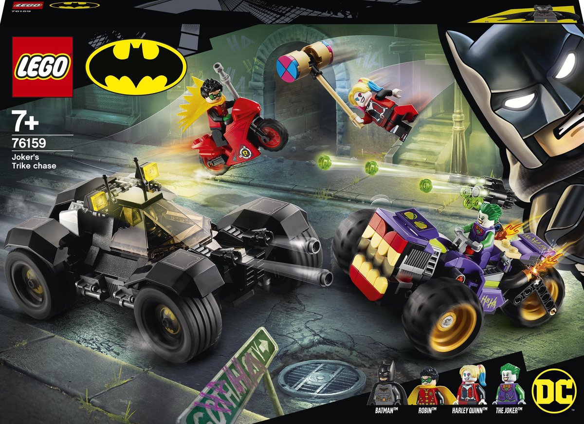 LEGO Super Heroes Trójkołowy motocykl Jokera 76159