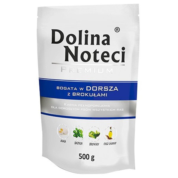 Dolina Noteci Premium Dorsz z Brokułami 0,5 kg