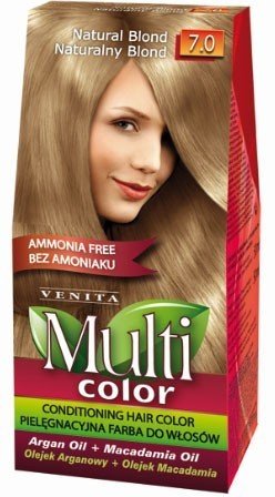 Venita Multi Color 7.0 Naturalny Blond pielęgnacyjna farba do włosów VEN FAR-02