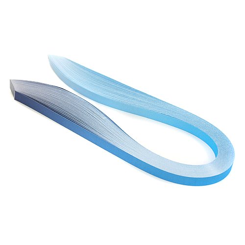Cieniowane paski do quillingu 3mm/100szt.-niebiesk