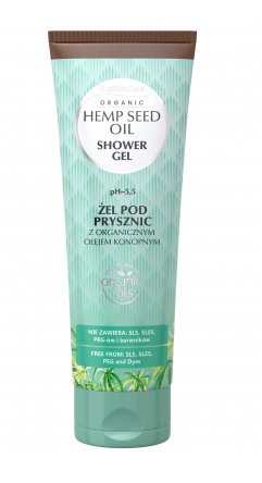 GlySkinCare ORGANIC HEMP SEED OIL - SHOWER GEL - Żel pod prysznic z organicznym olejem konopnym GLYEPOKO