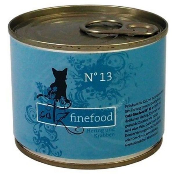 Catz Finefood N.13 Śledź i Kraby puszka 200g / 4260101761637