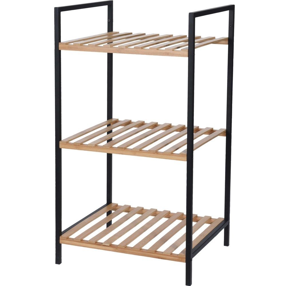 FENIKS Bathroom Solutions Regał łazienkowy 3-poziomowy szafka bambus 810212