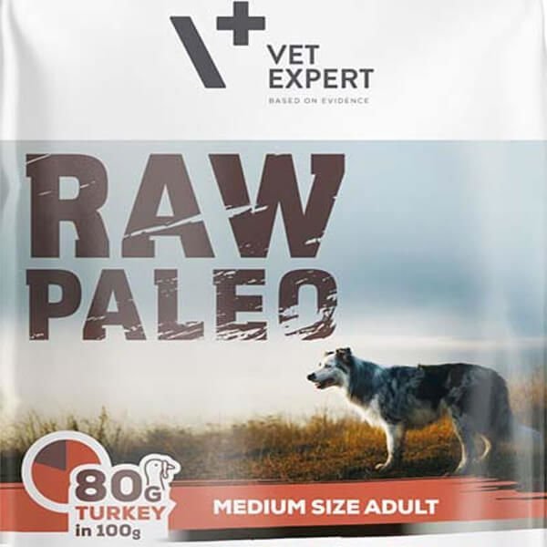 VetExpert Vet Expert Raw Paleo Medium Size Adult Turkey 2.5 kg sucha karma dla dorosłych psów średnich ras indyk 2.5kg