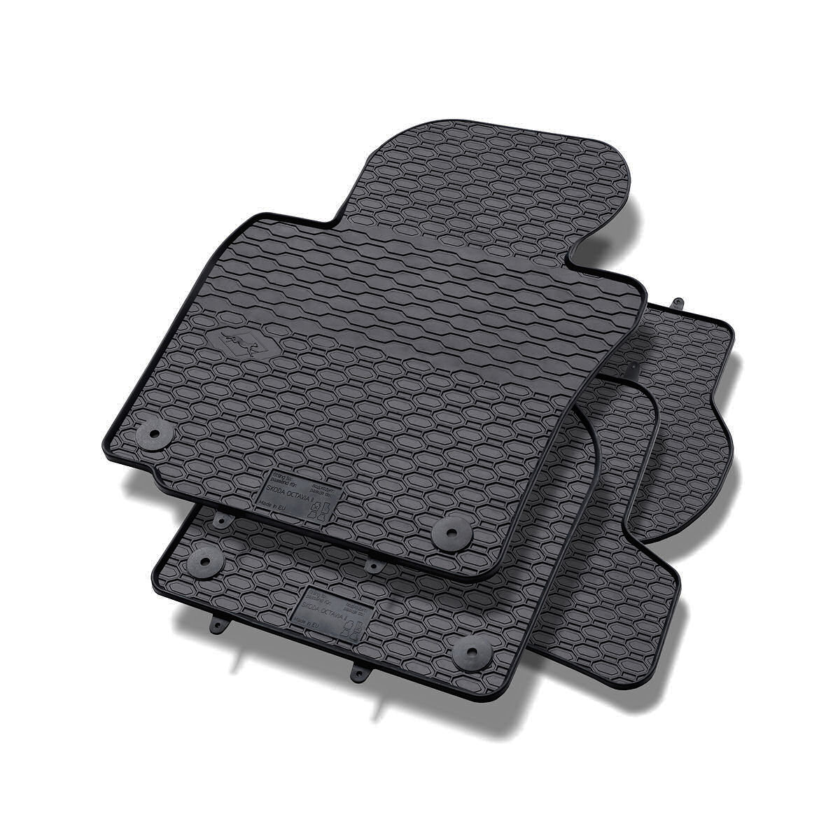 GEYER-HOSAJA Dywaniki gumowe czarne GEYER-HOSAJA 806/4C, 4 szt, SKODA OCTAVIA II GEYER-HOSAJA 01 1 99 075 21 00 1 1
