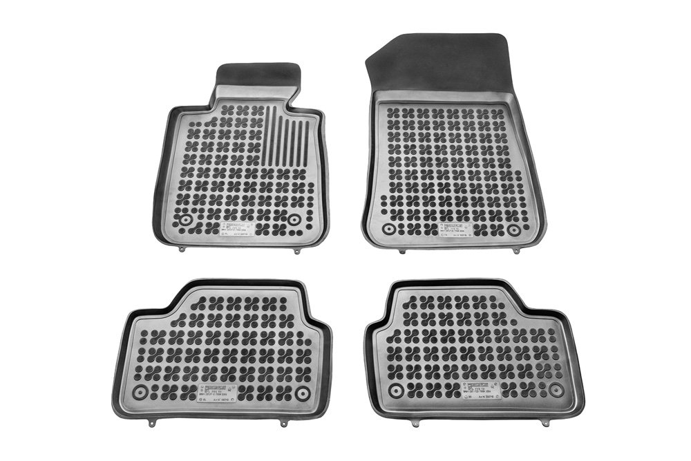 REZAW PLAST Dywaniki gumowe czarne PLAST 200710, 4 szt, BMW 1 (E87) 2004 - 2011 PLAST 200710