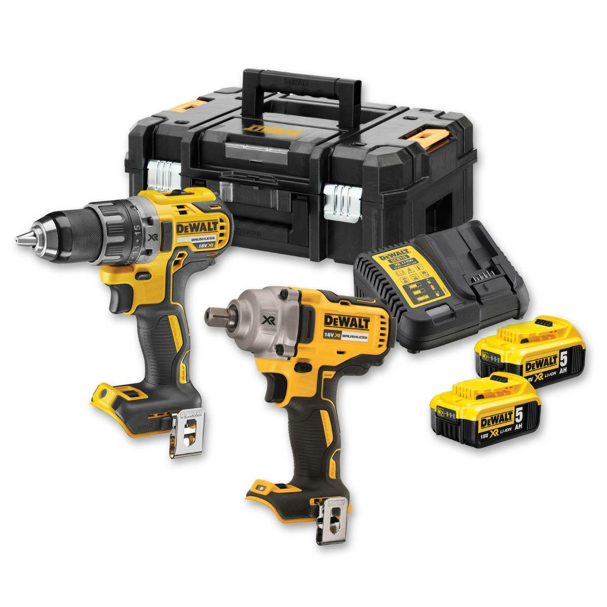 DeWALT Dck2077p2t kompaktowy zestaw tstak 18v xr DCK2077P