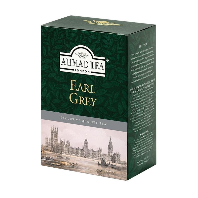 Ahmad Tea, Earl Grey, Herbata czarna, 100 g
