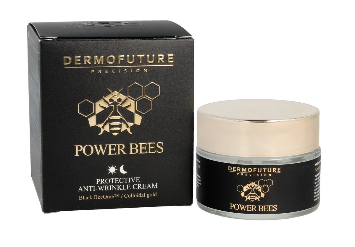 DermoFuture TENEX Precision Power Bees Krem ochronny przeciwzmarszczkowy na dzień i noc 50ml