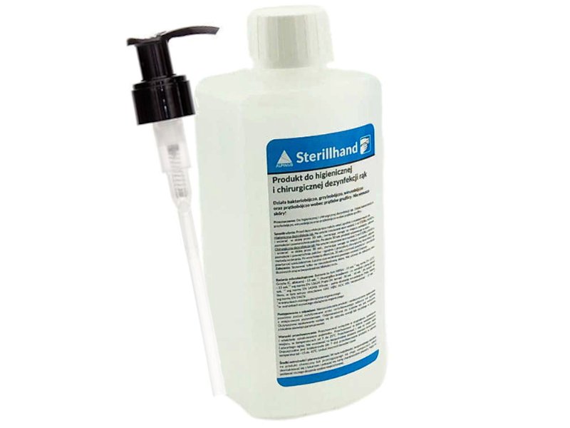 Sterillhand Sterillhand Płyn Do Higienicznej I Chirurgicznej Dezynfekcji Rąk 500 ml 5908254156526