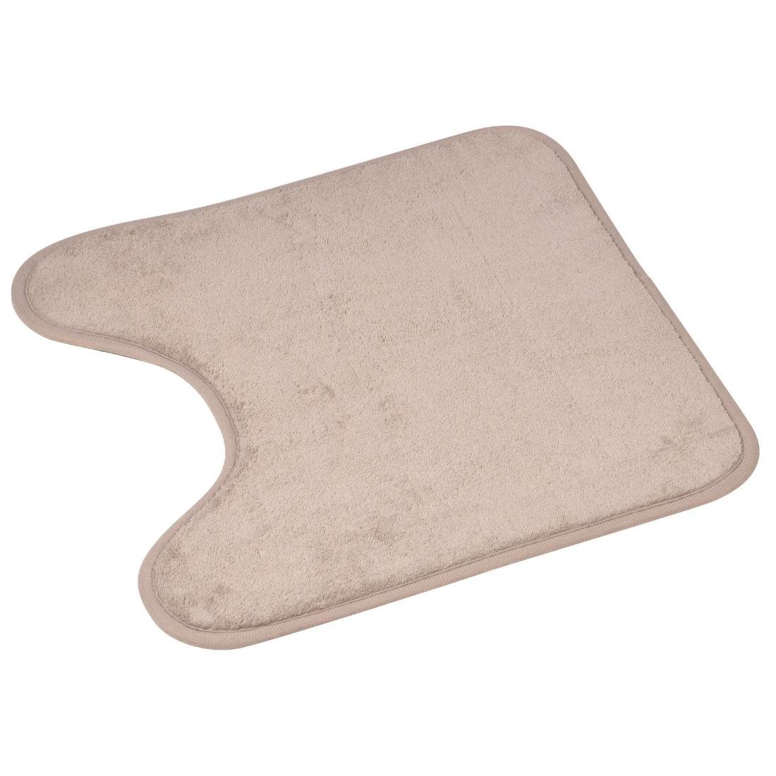 DOUCEUR D'INTERIEUR douceur D 'Interieur witaminy dywanik do toalety Uni poliester 45 x 45 x 1 cm, szarobrązowy, jeden rozmiar 6GMB268TA