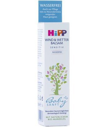 HiPP Delikatnie hipp Baby Wind i odporny na warunki atmosferyczne balsam, 4er Pack (4 X 30 G) 9635