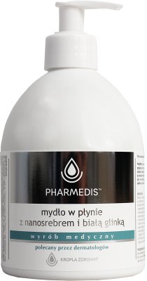 MARMED HEALTH CARE Pharmedis mydło w płynie z nanosrebrem i glinką białą 500 ml | DARMOWA DOSTAWA OD 199 PLN!